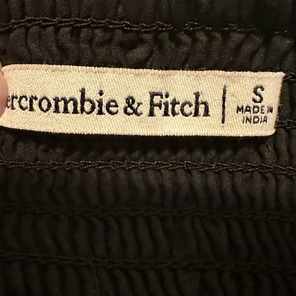 Abercrombie & Fitch | Emerson rushed puff sleeve poplin mini dress - Picture 9 of 10